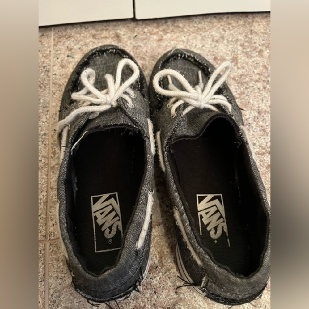 Vans Zapato Del Barco Boat‎ Shoes Women’s Size 6 - Picture 11 of 11